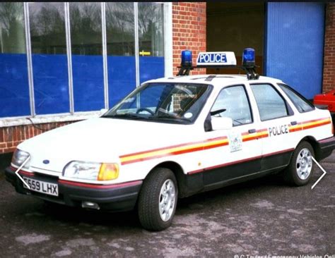 Ford Sierra | Police cars, British police cars, Old police cars