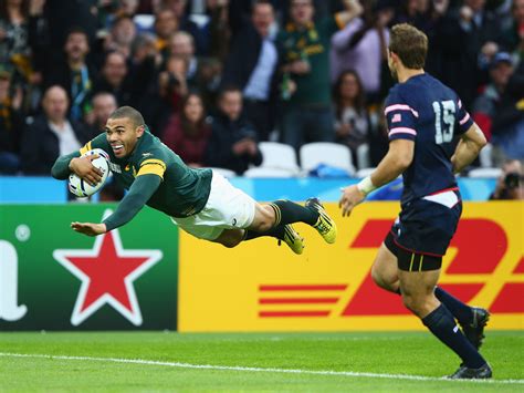 RWC 2015: Bryan Habana equals Jonah Lomu's 16-year Rugby World Cup try ...