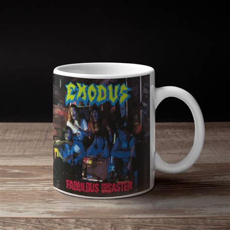 Exodus Band Coffee Mug, Exodus Fabulous Disaster Artwork Mug – Metal ...