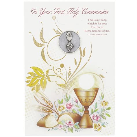 Printable First Communion Cards - Printable Word Searches