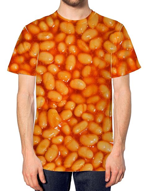 Inct Baked Beans All Over Print T Shirt Top Men Breakfast Women: Amazon ...