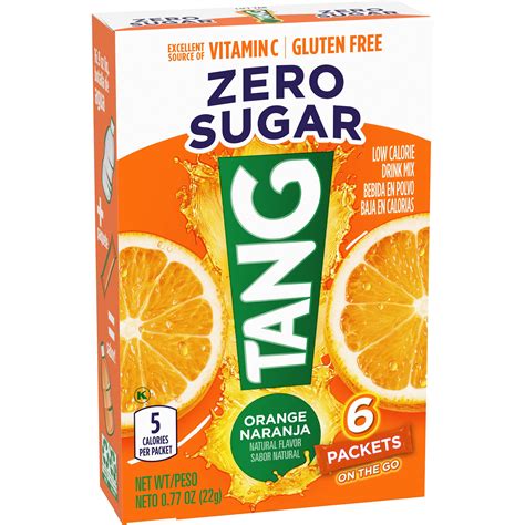 Tang Drink Powder, Orange, 6 ct - Packets - Walmart.com - Walmart.com