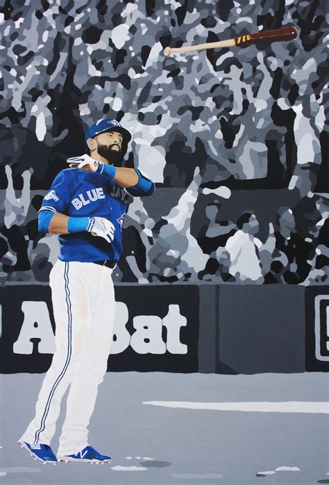 Jose Bautista Bat Flip // Print, Giclée Print, Limited Edition, Toronto Blue Jays - Etsy