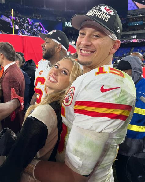 Brittany Mahomes supports husband Patrick at Super Bowl 2024 in red ...