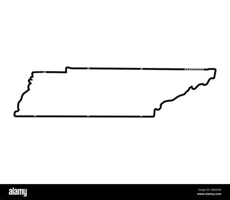 Tennessee State Map Outline Coastal Map World - vrogue.co