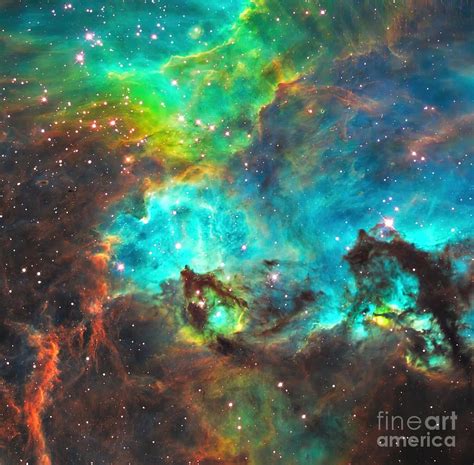 Green Nebula Painting by Davis Davies - Fine Art America