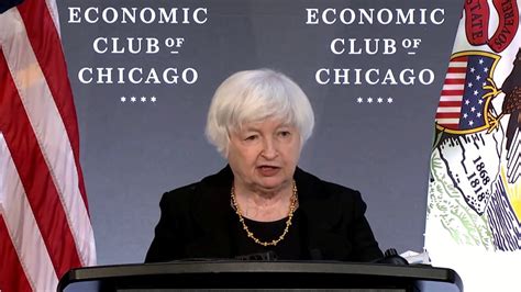 Treasury Secretary Janet Yellen Touts Biden’s Economic Initiatives ...