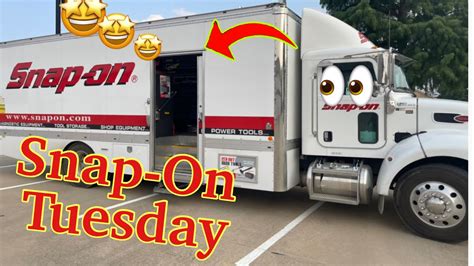 Snap-On Tuesday August 31, 2021 Snap-on Tool truck experience! - YouTube