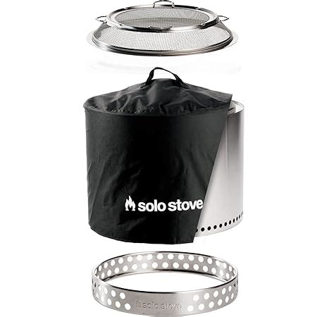 Amazon.com : Solo Stove Bonfire Lid 304 Stainless Steel Bonfire Fire Pit Accessories for Outdoor ...