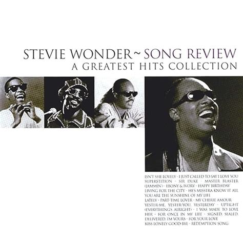 WONDER,STEVIE - Stevie Wonder - Song Review: A Greatest Hits Collection [Import Bonus Tracks ...