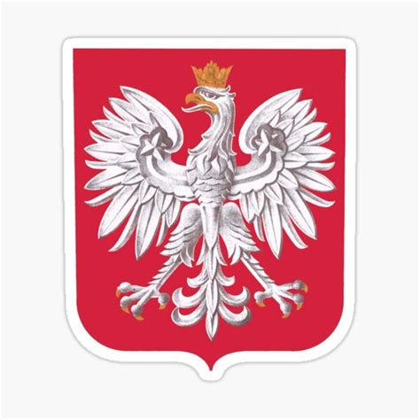 "Poland Coat of Arms" Sticker by Technokrat | Redbubble