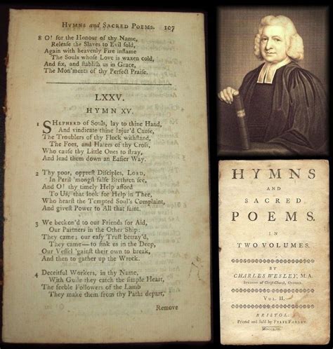 1749 Charles Wesley's sacred hymns | Christian verses, Hymn, Methodism