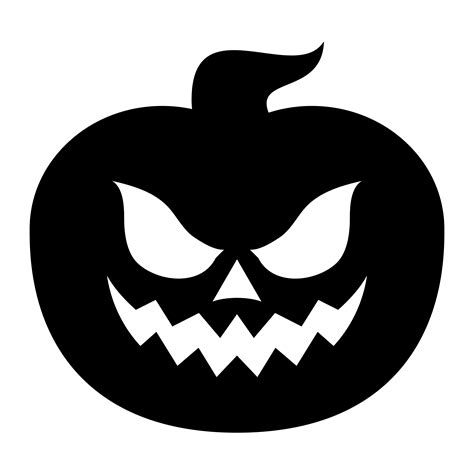 Jack O Lantern Clipart Black And White Stock Photos & Images - Alamy: Spooky Silhouette Fun