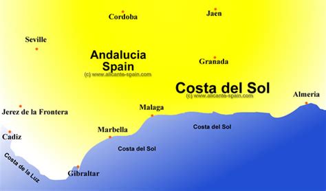 Costa del Sol Map