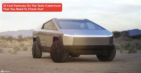 12 Cool Tesla Cybertruck Features | Check'em Out!