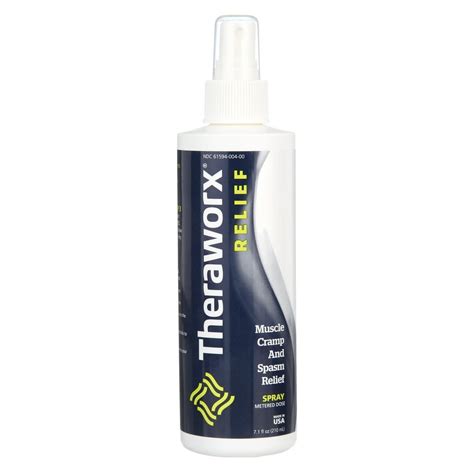 Theraworx Relief Fast Acting Spray for Leg Cramps, Foot Cramps and ...