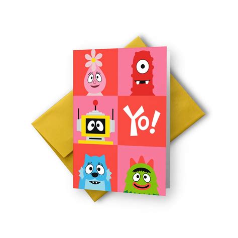 Yo Gabba Gabba "Yo!" Greeting Card! – Official Yo Gabba Gabba Store