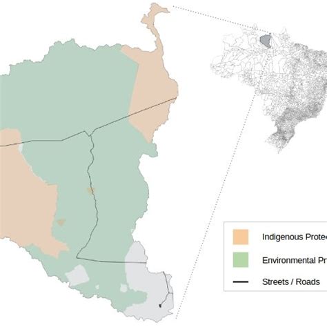 Example of divergence between the definition of municipality by IBGE ...