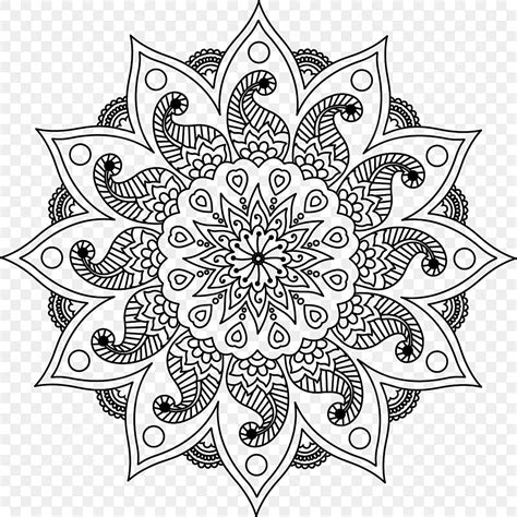 Mandala Design Outline Happy Diwali Rangoli, Man Drawing, Mandala Drawing, Sign Drawing PNG and ...