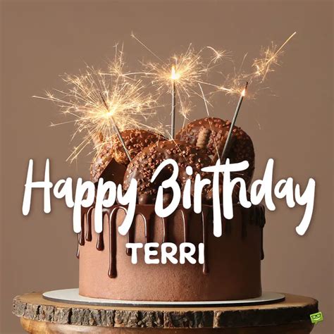 Happy Birthday, Terri/Terry – Images and Wishes to Share