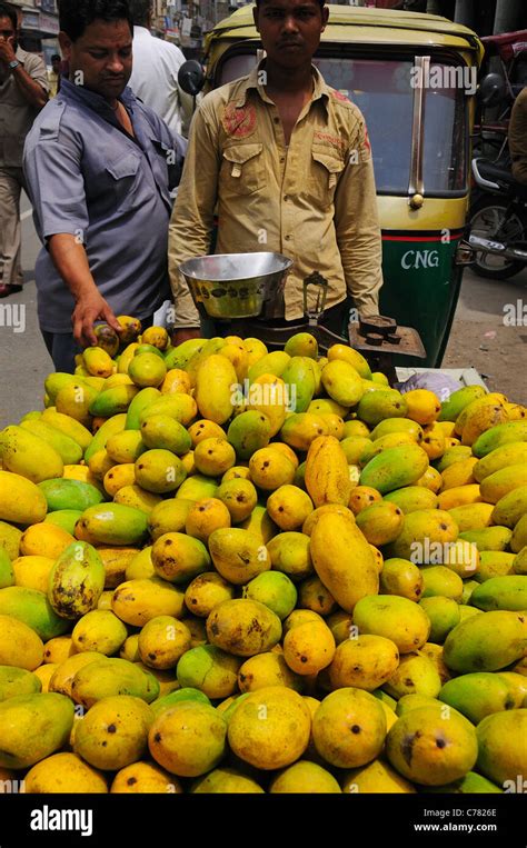 Mango season in the hot summer Stock Photo - Alamy