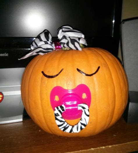 Zebra, Pink, and Orange Halloween Themed Baby Shower Halloween Hocus Pocus, Baby Halloween ...