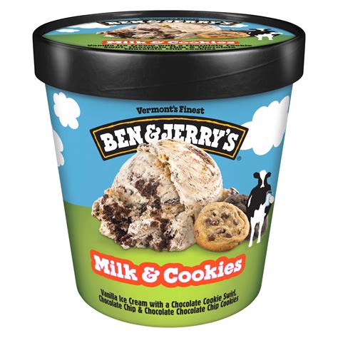 Ben & Jerry's Milk & Cookies Ice Cream - Shop Ice Cream at H-E-B