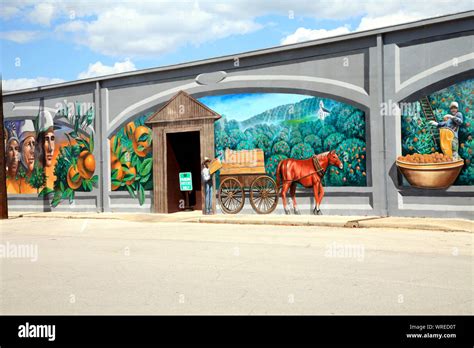 Town of Murals, Lake Placid in Florida,USA Stock Photo - Alamy