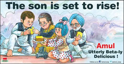 Amul The Son Is Set To Rise Utterly Beta Ly Delicious Advertisement - Advert Gallery