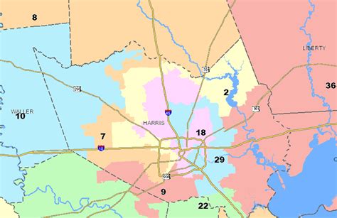 Texas Congressional District Map 2018