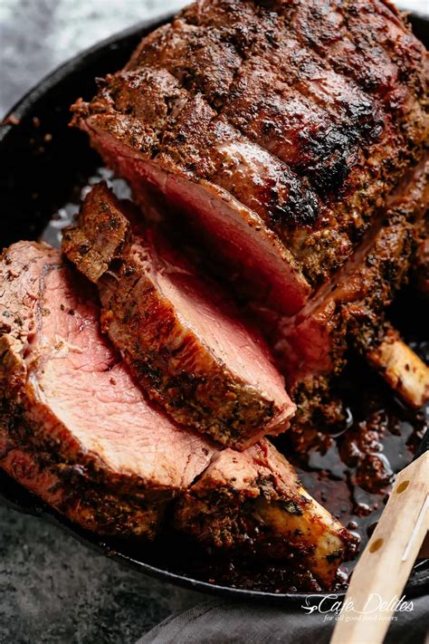 Standing Prime Rib Roast with Horseradish Creme Fraiche - Rural Messenger