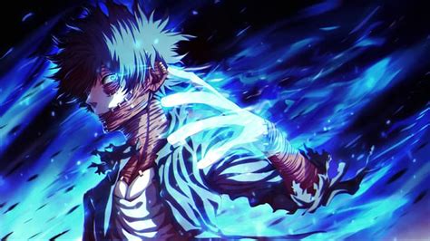 HD wallpaper: Dabi, Boku no hero, Boku no Hero Academia, blue flames, anime boys | Wallpaper Flare