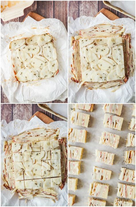 Potato Pave with Bacon and Parmesan | Recipe | Potato pave, Finger ...