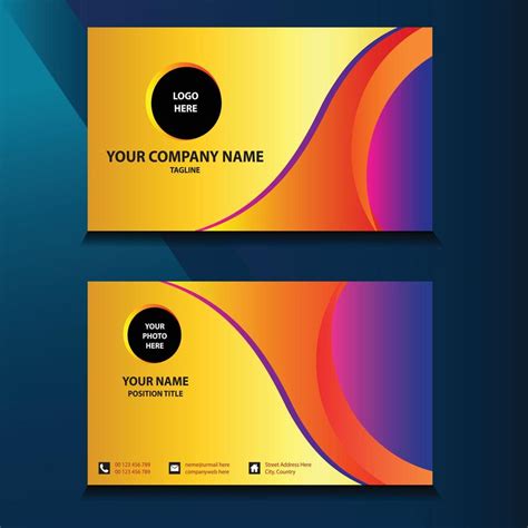 Creative Business Card Template Free Vector 11533316 Vector Art at Vecteezy