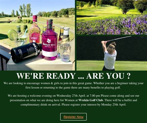 Women in Golf Charter - Wrekin Golf