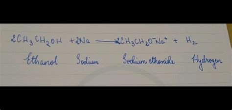 What is Ethanol + NaOH reaction - Science - Carbon and its Compounds ...