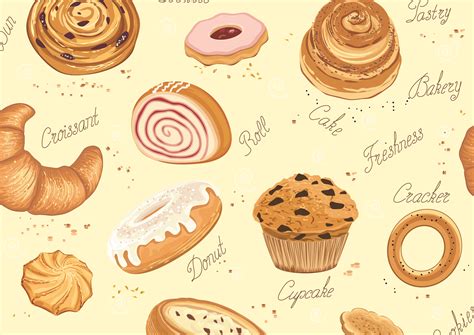 Bakery Poster Background, Bakery, Pastry, Dessert Background Image for Free Download