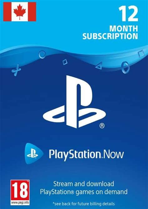 PlayStation Now - 12 Month Subscription (Canada) | PlayStation | CDKeys