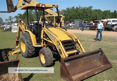 John Deere 110 Backhoe Loader Tractor 4x4 Jd 110 Compact Hoe