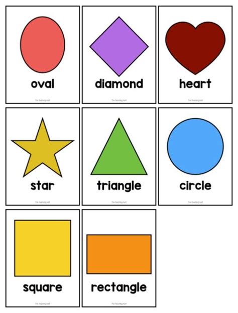 Shapes Game Cards Free Printable - The Teaching Aunt | Shapes preschool, Shapes preschool ...