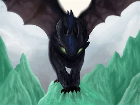 Alpha Toothless Fanart! | H.T.T.Y.D Amino