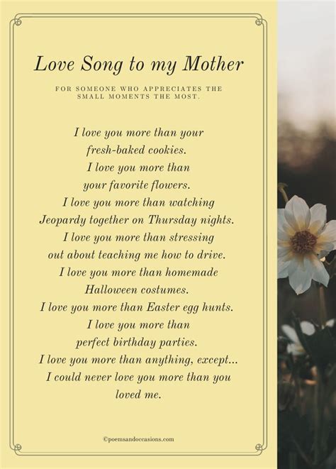 Funeral Songs For Mom | Funeral songs for mom, Funeral poems, Funeral poems for mom