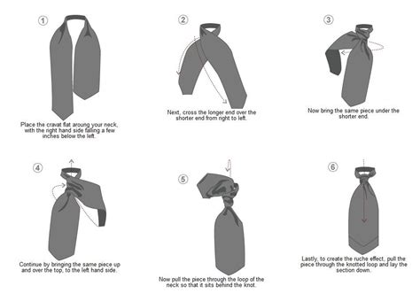 How to tie a cravat | Dobell | Cravat tie, Cravat, Mens cravats