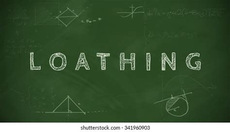 Loathing Word Stock Illustration 341960903 | Shutterstock