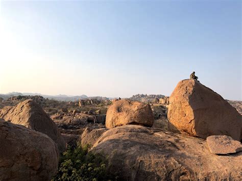 Sunset Point- Hippie Island, (Hampi- UNESCO site) - Travelling Actuary