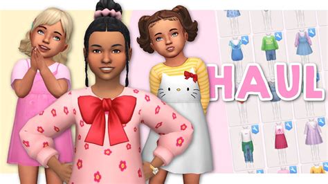 CC FINDS FOR KIDS & TODDLERS | Sims 4 Custom Content Haul (Maxis Match ...