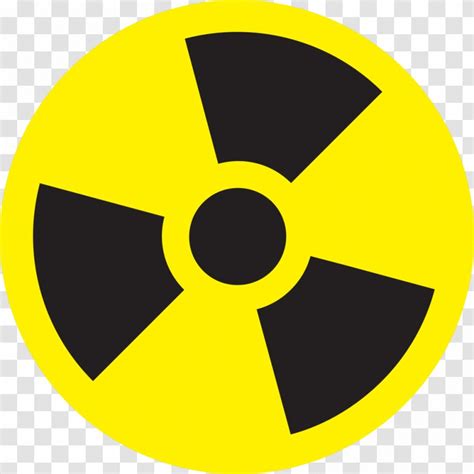 Hazard Symbol Radioactive Decay Sign Radiation Hazardous Waste - Sticker Transparent PNG