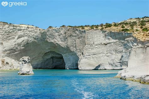 Sea Caves in Milos, Greece | Greeka