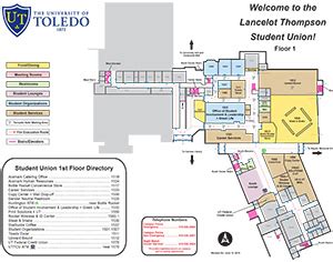 Lancelot Thompson Student Union and Campus Maps