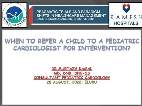 Pediatric Cardiology: Timing of Intervention in Congenital Heart ...